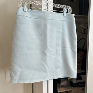 Light blue work skirt